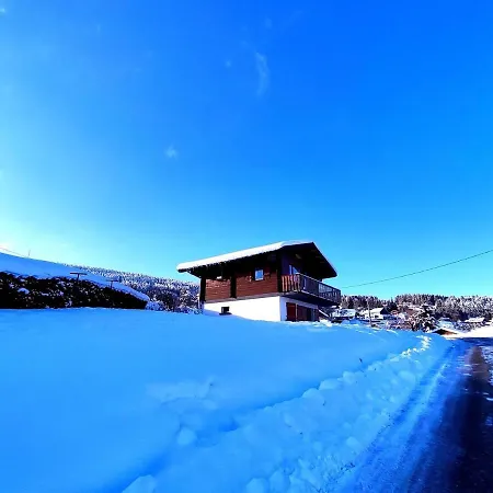 شاليه Paradis, Panoramic View, Garden & Terrace *